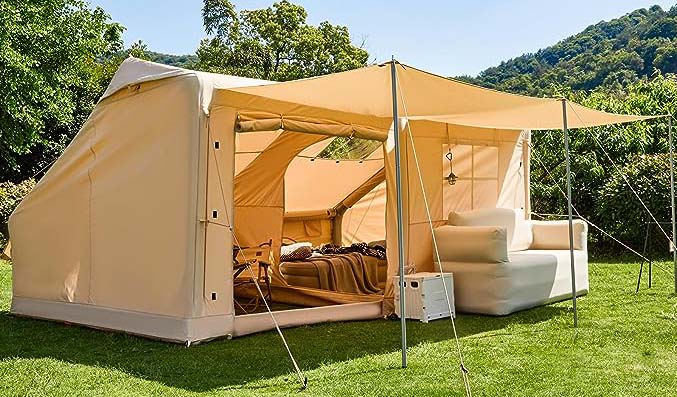 inflatable family tent